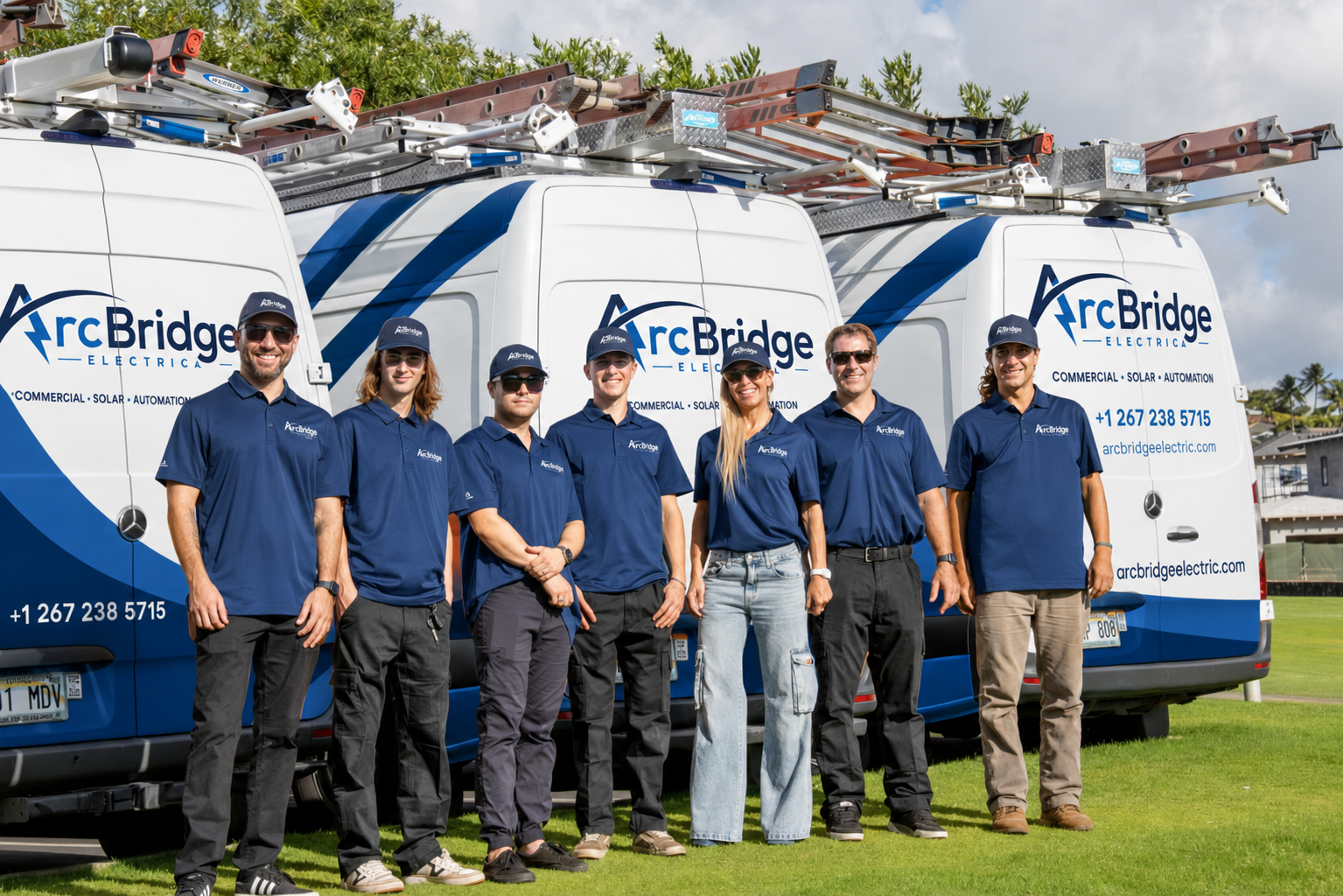 The ArcBridge Electric electrician team